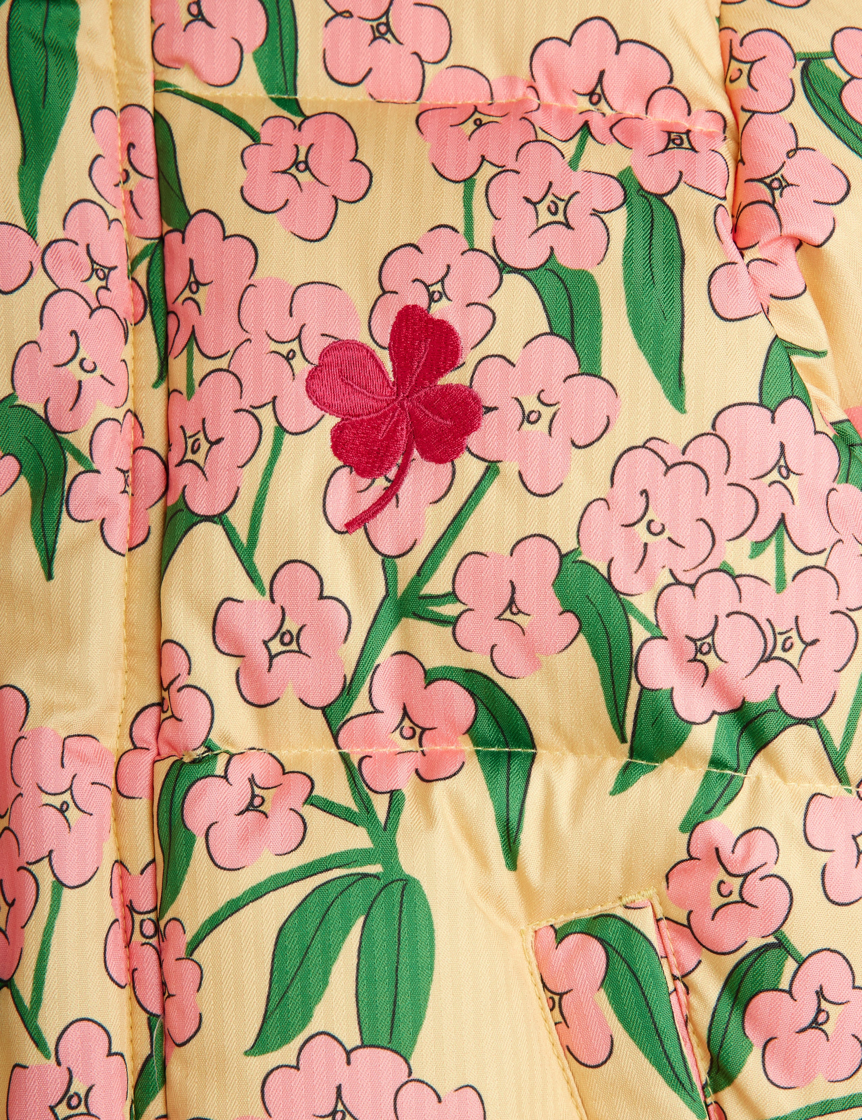 Alpine Flowers Hooded Puffer Jacket image 4