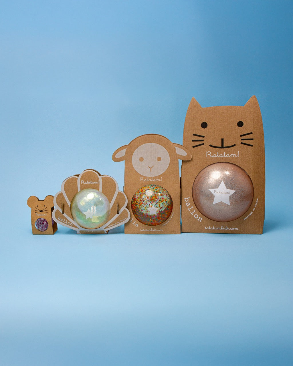 Glittery Copper Cat Balloon Ball | 15cm image 1