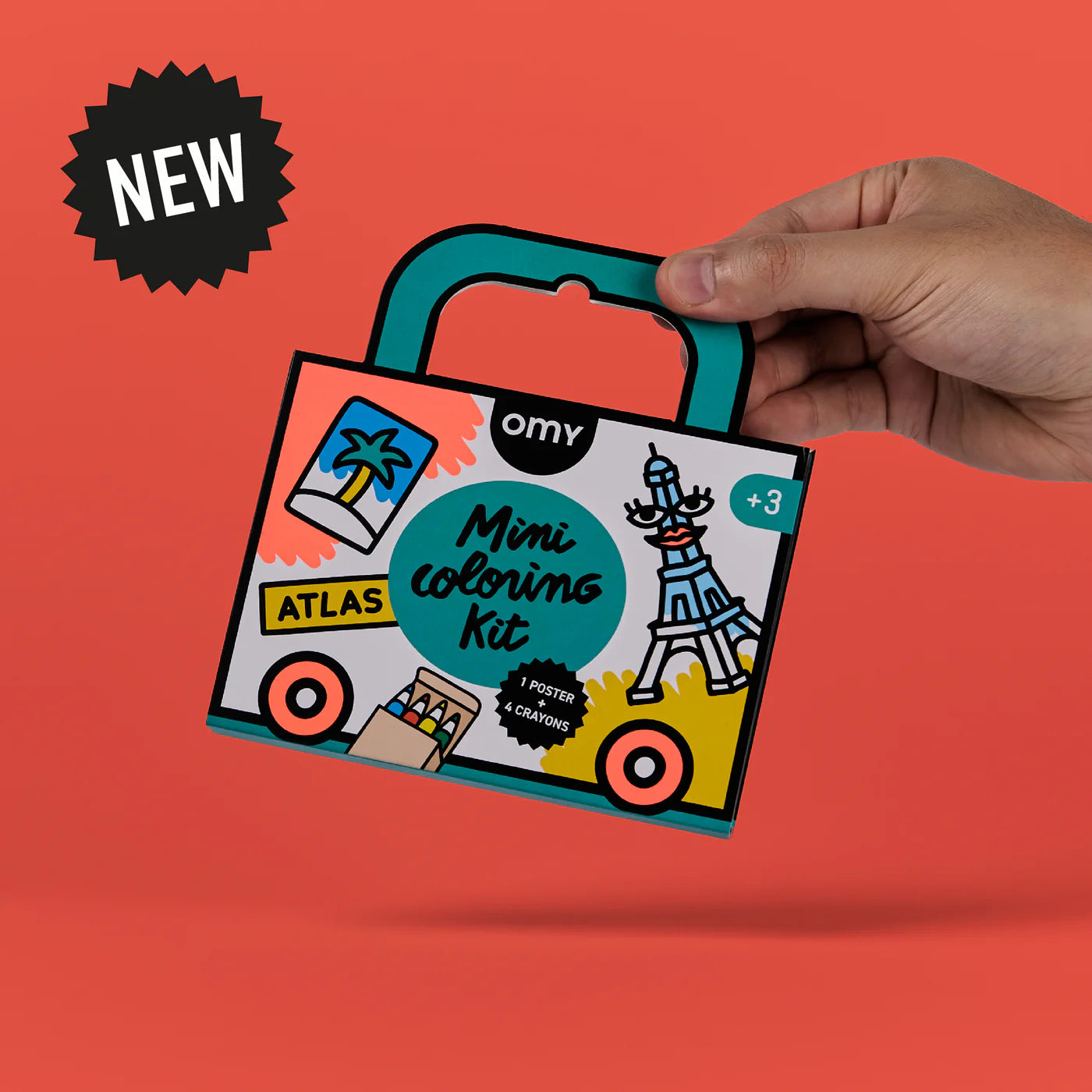 Atlas Mini Colouring Kit with Crayons image 4