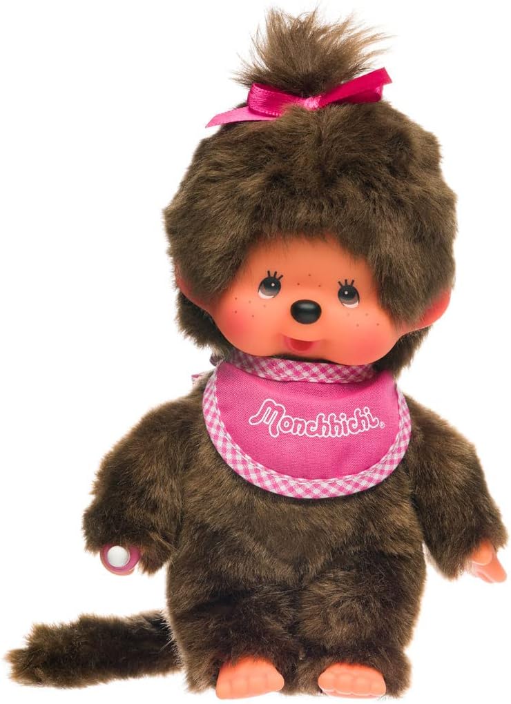 Monchhichi Pink Bib Plush (pre-order)