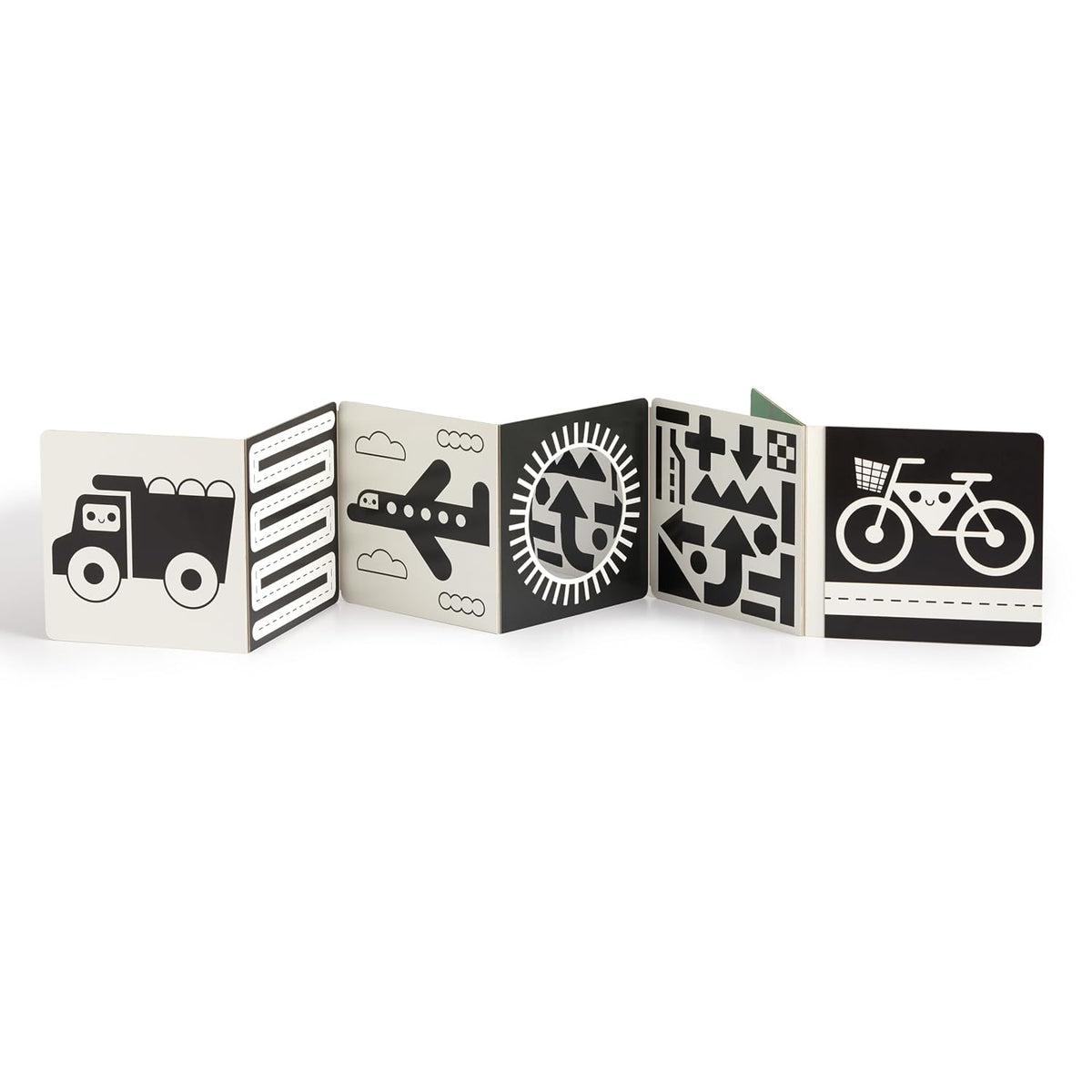 My Tummy Book Vehicles: High-Contrast Fold-Out Book