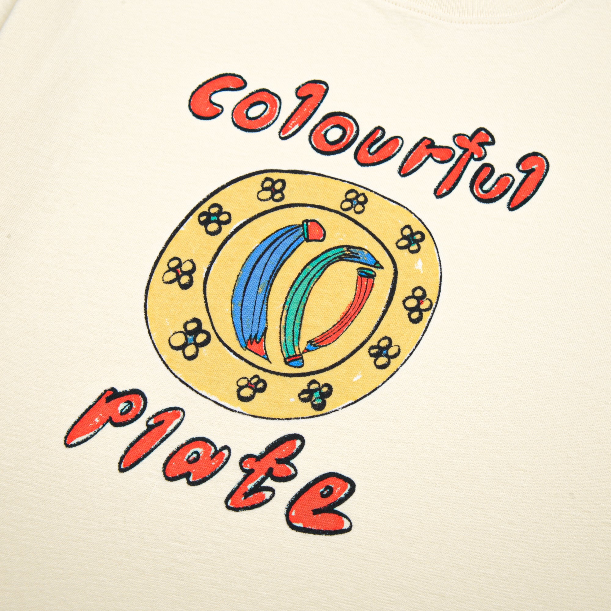Colourful Plate T-shirt