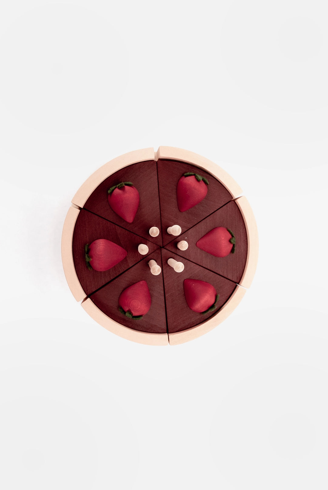 Wooden Stackable Chocolate Cake