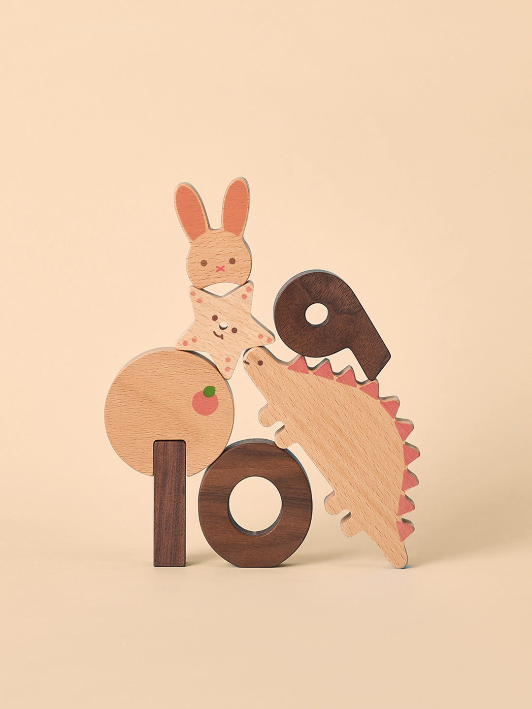 Wooden Numbers Play Block Set image 2