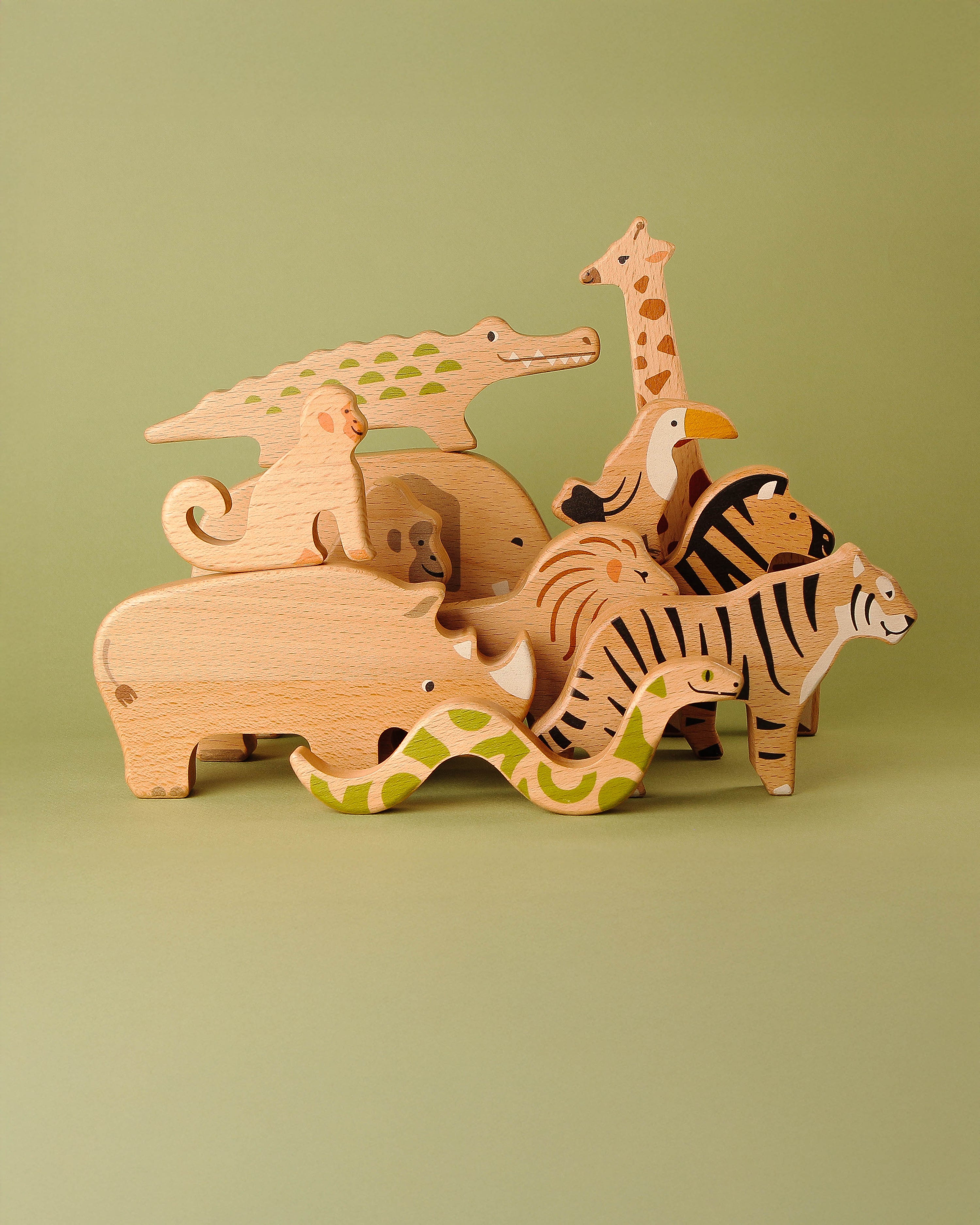 Jungle Animals | Wooden Toys image 0