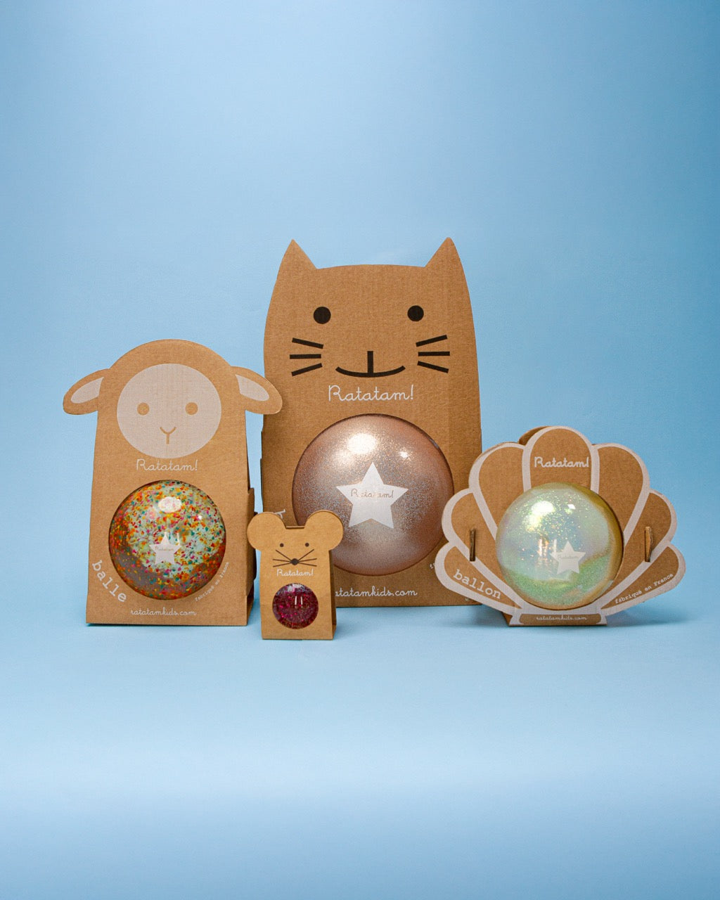 Multi Confetti Sheep Balloon Ball | 10cm image 1