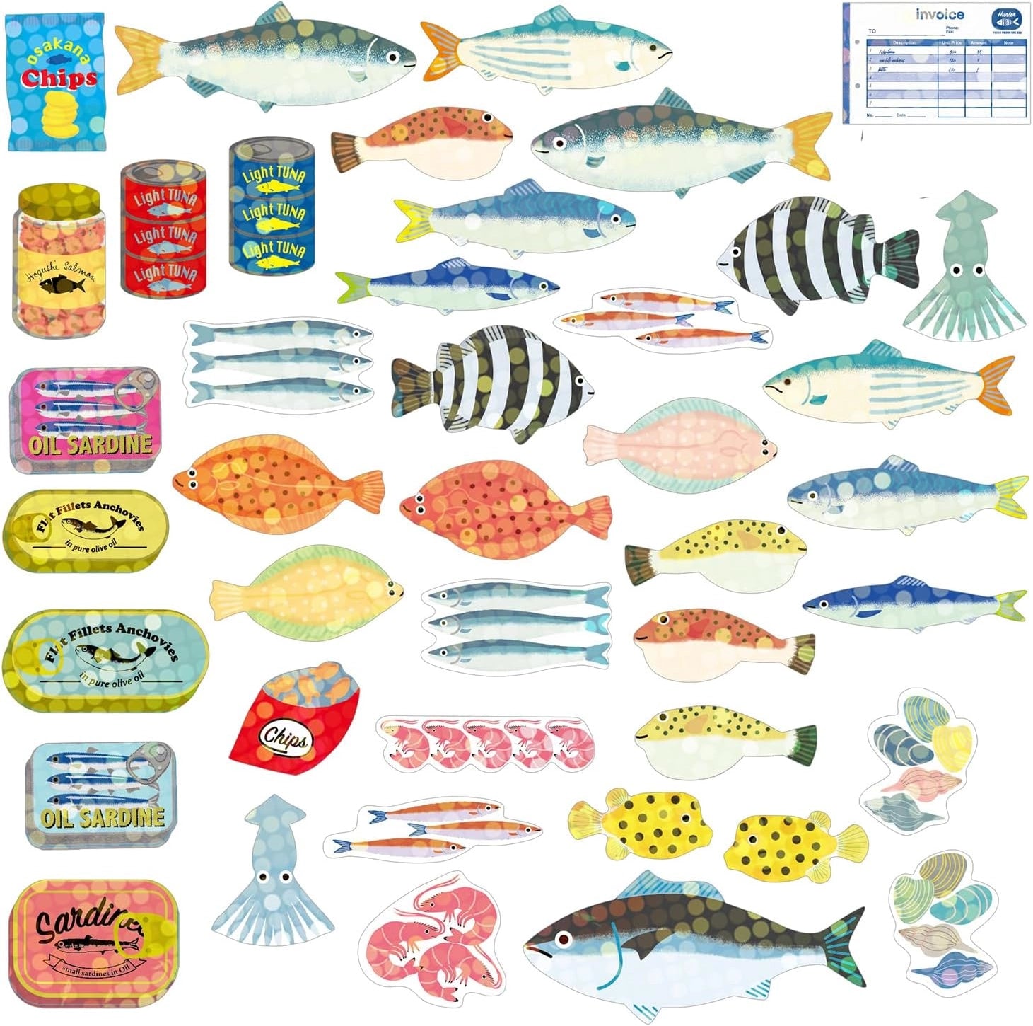 Mini Fish Stickers image 1