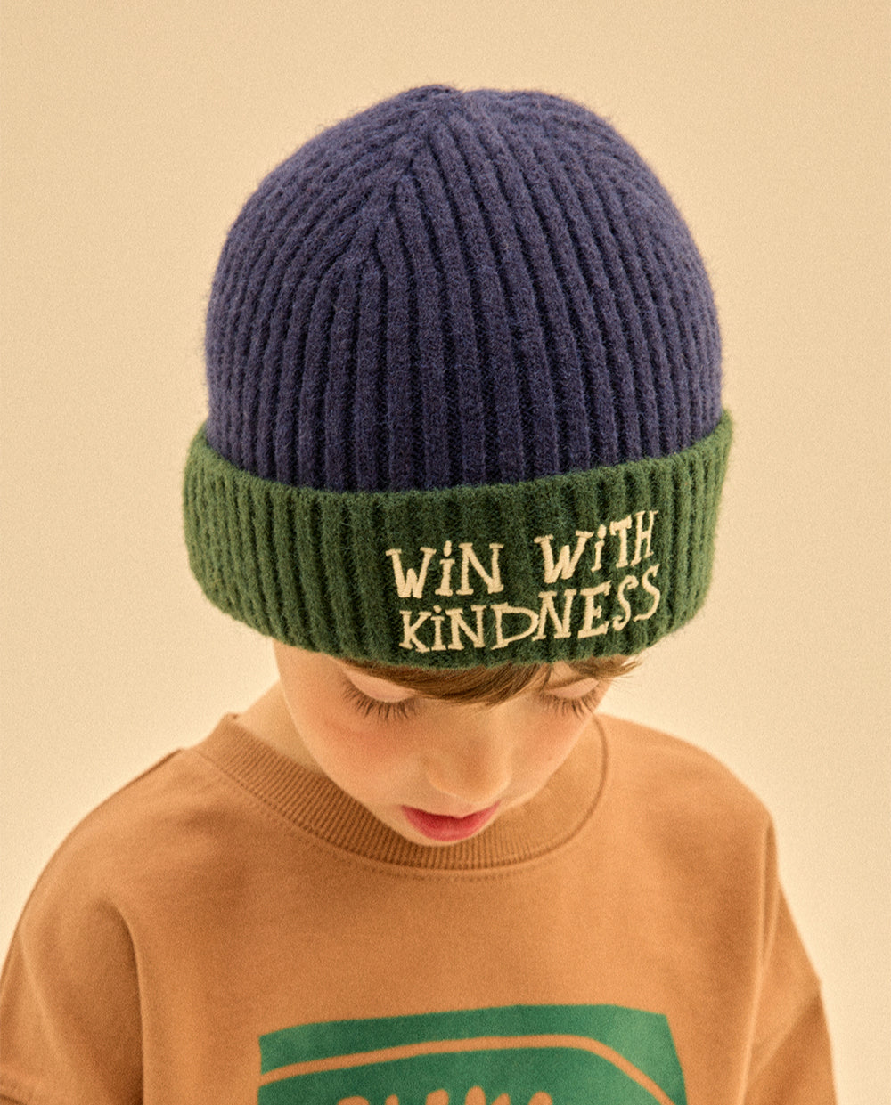 Kindness Beanie Navy image 2