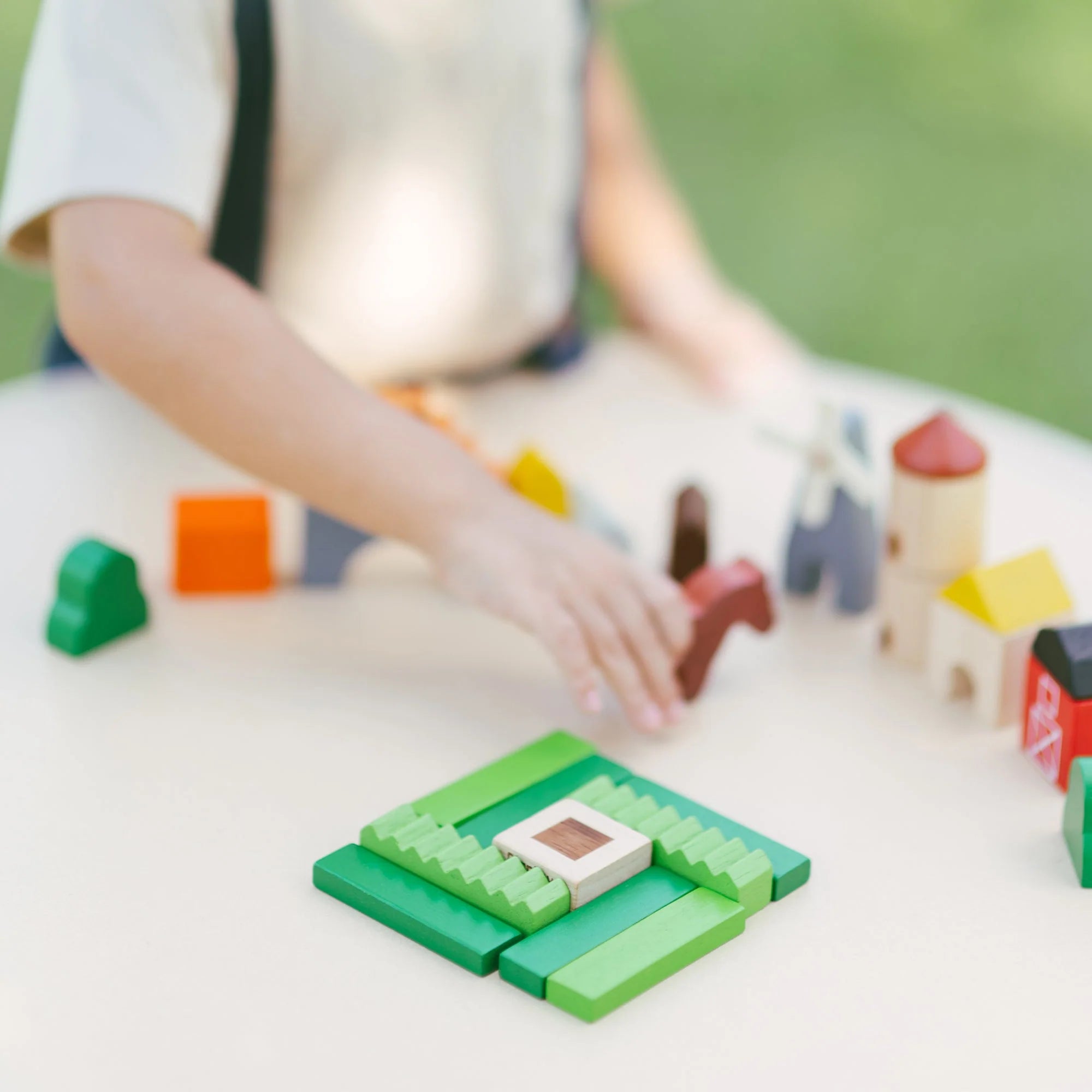 Country Blocks Set | Wooden Toy image 2