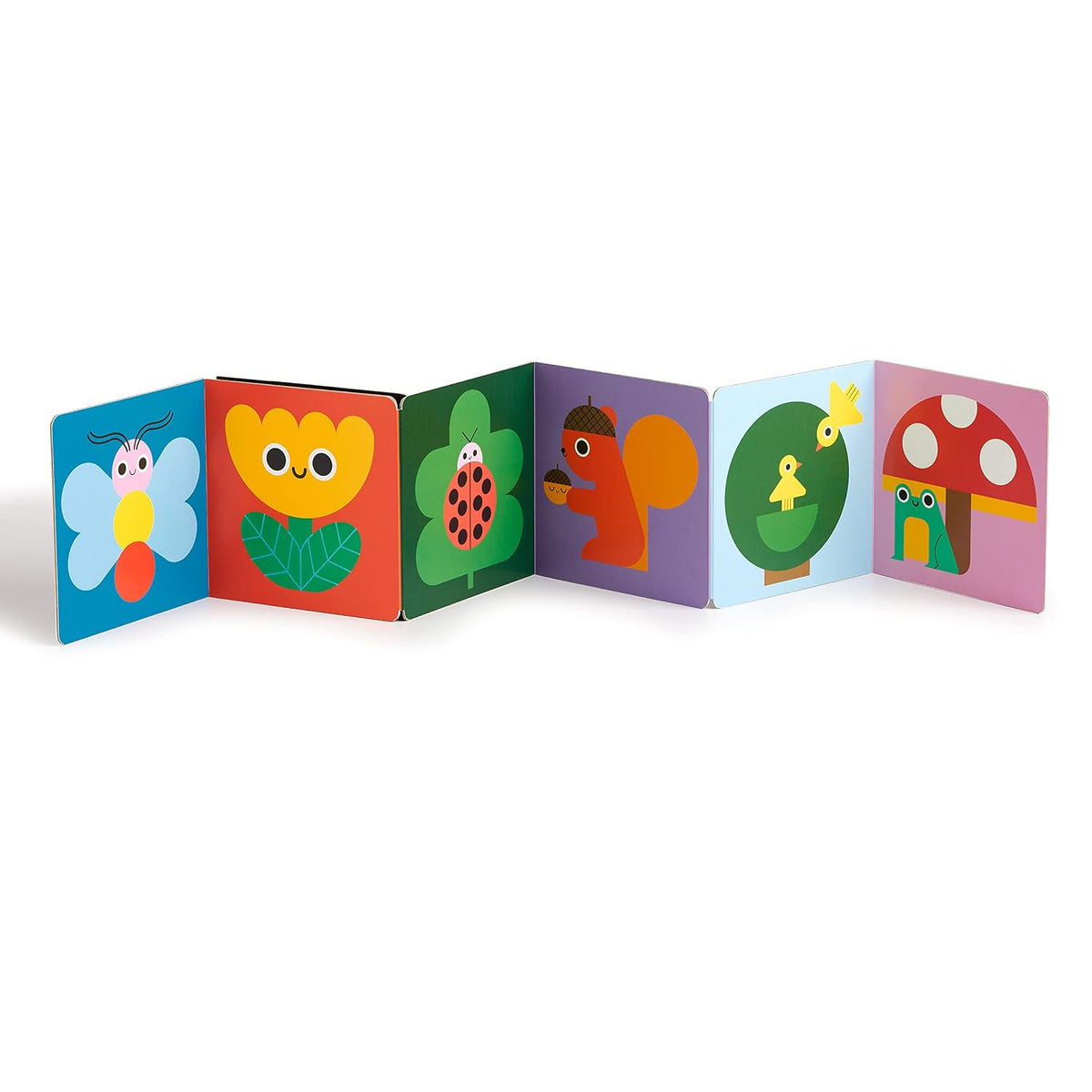 My Tummy Book Nature: High-Contrast Fold-Out Book