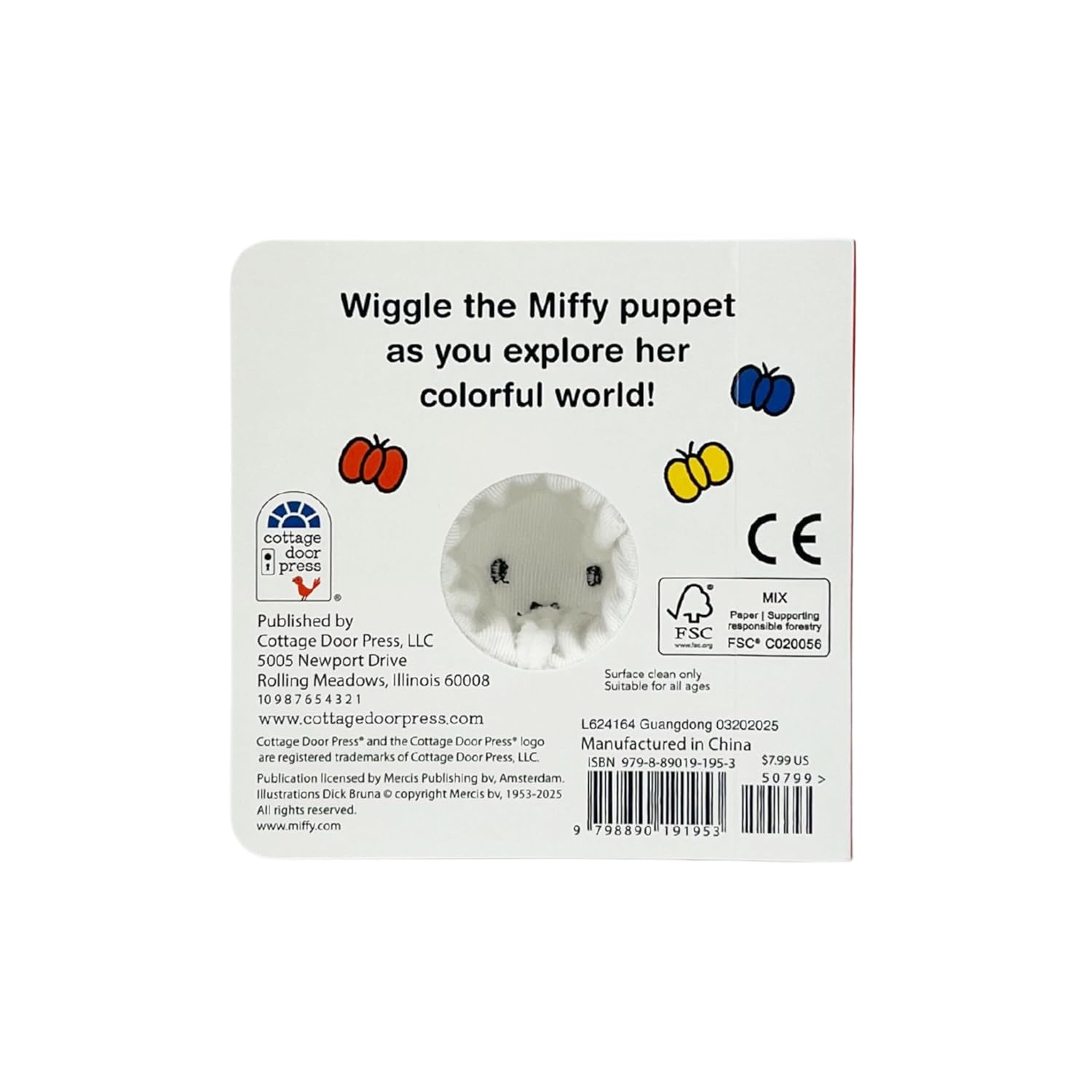 Miffy Puppet Colour Book