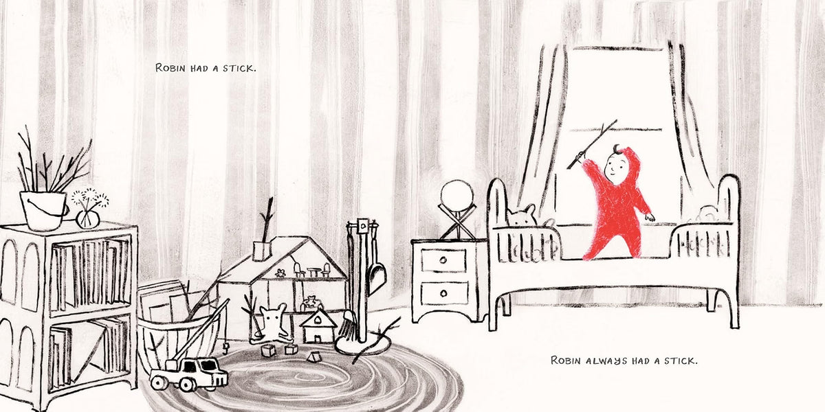 Robin and the Stick: A Picture Book