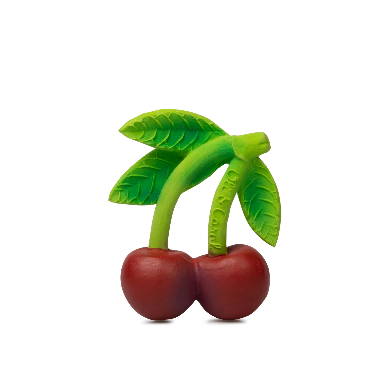 Cherry Natural Rubber Baby Teether