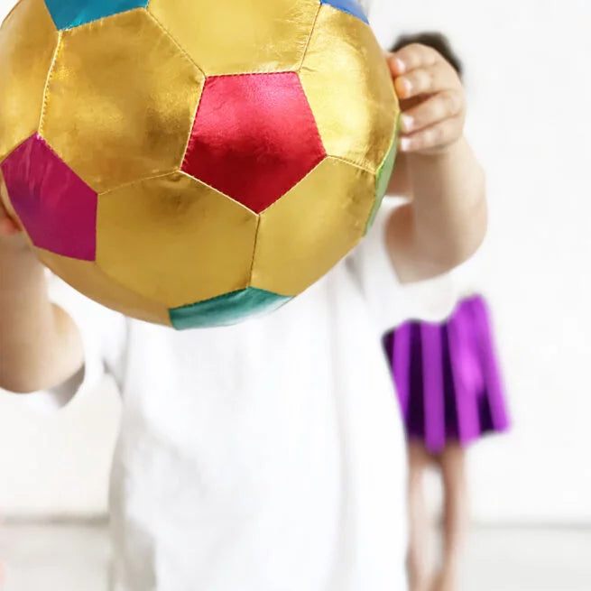 Metallic Soccer Ball | Multi Colour 22cm image 1