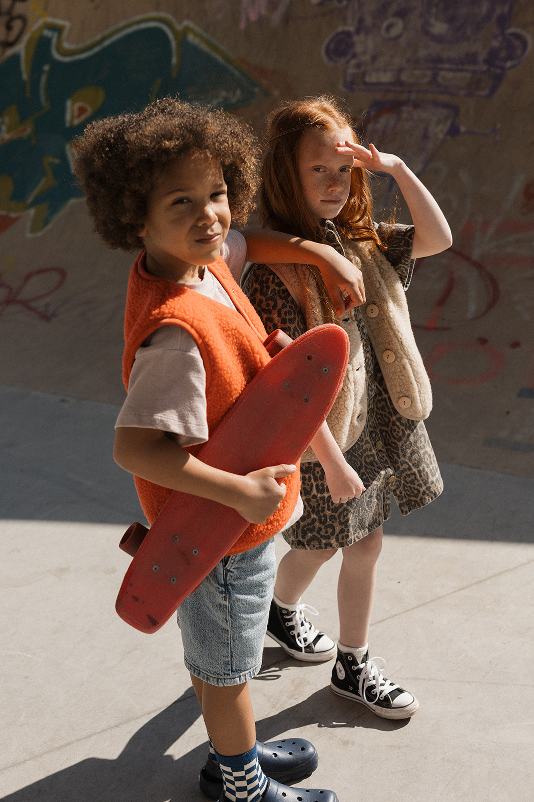 Kids Vest Light Wool Sand  100% Pure Wool