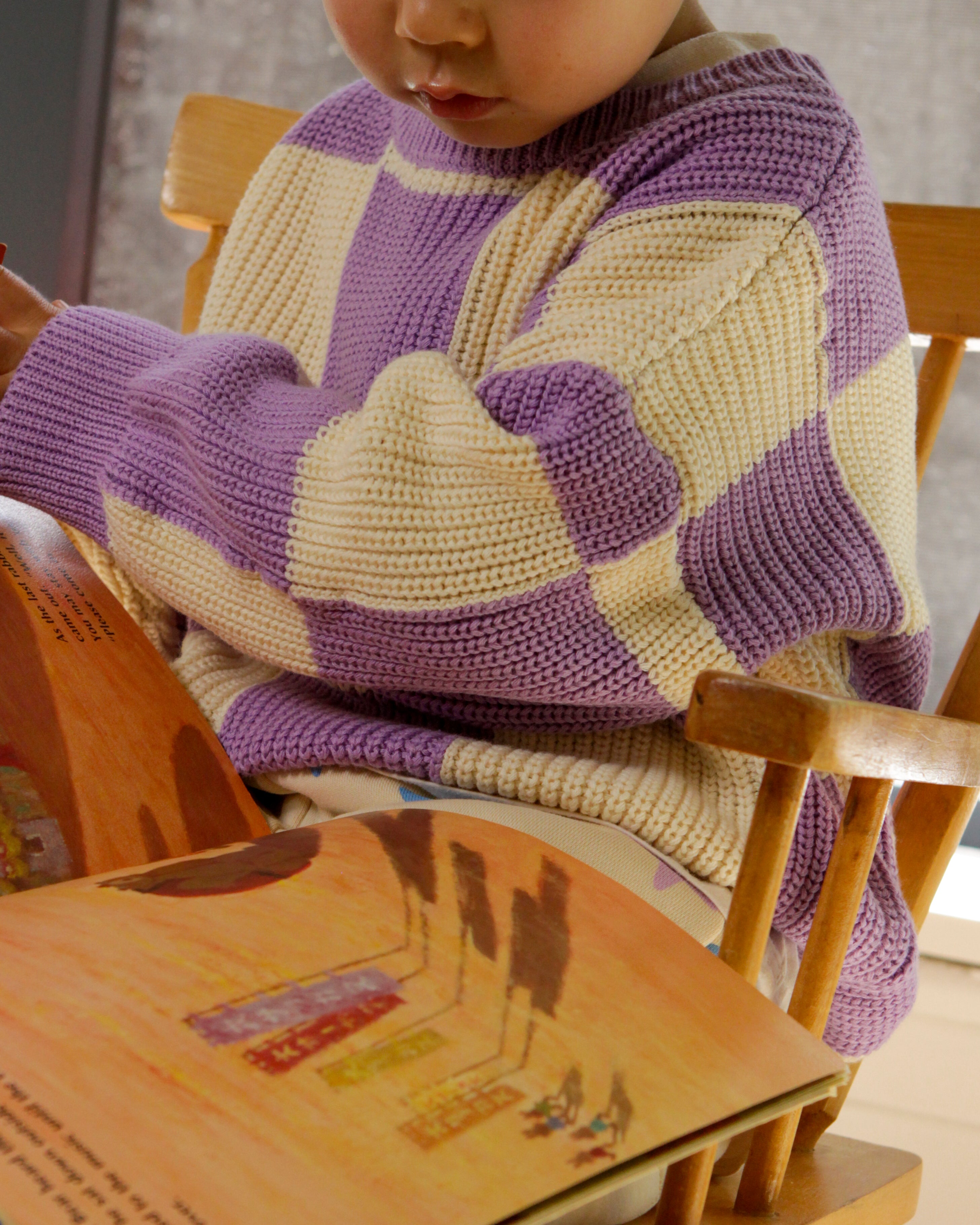 Sunday Knit Sweater Purple image 3