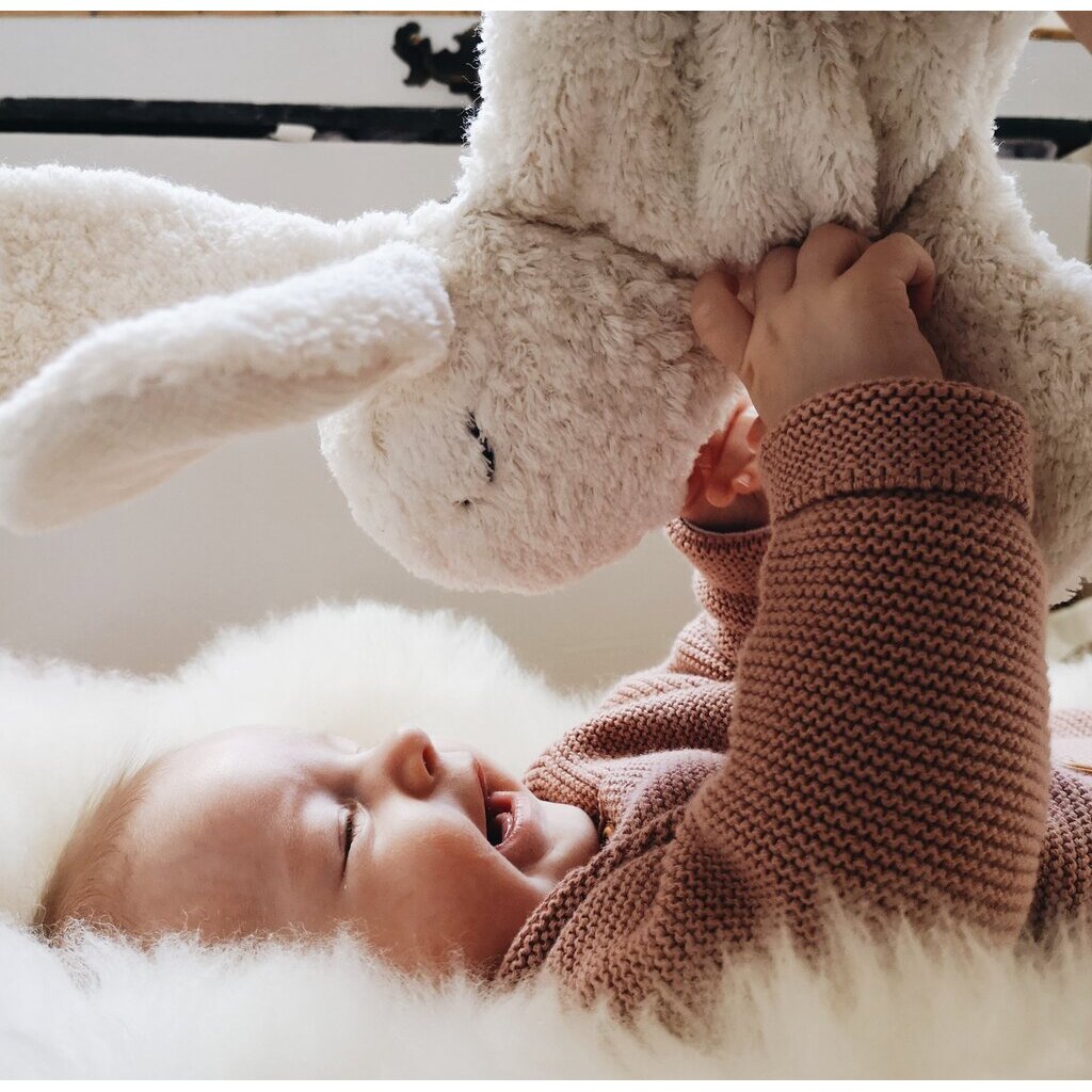 Small Warming Cushion Cuddly Rabbit Organic Cotton
