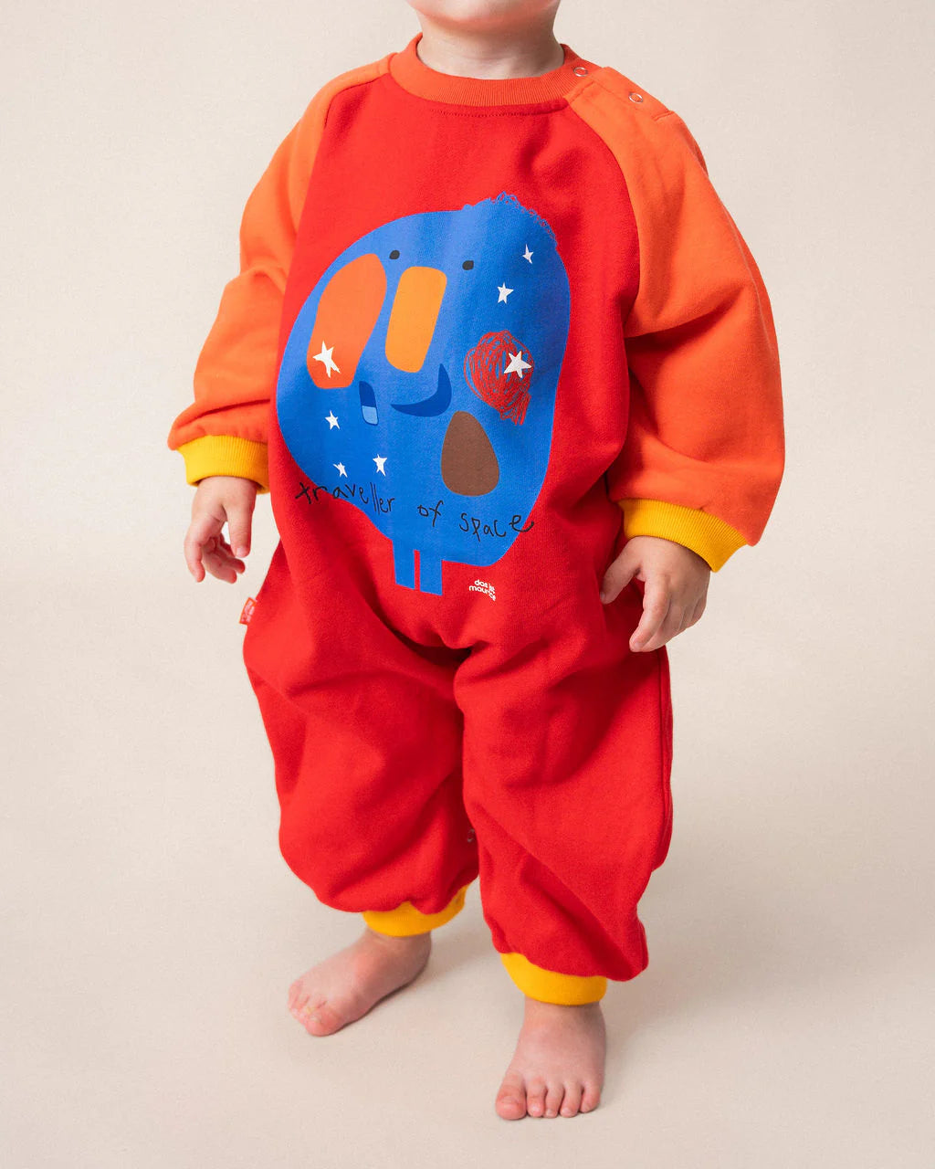 Romper Red Space Man image 1