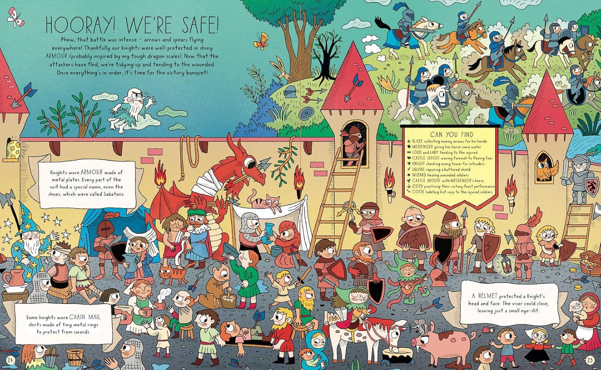 Where's Dragon in His Castle?: A Search and Find Back