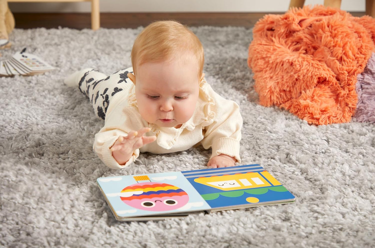 My Tummy Book Vehicles: High-Contrast Fold-Out Book