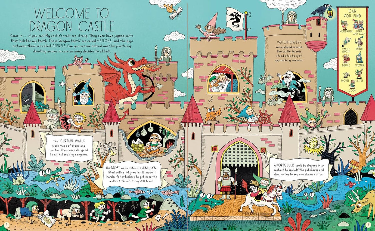 Where's Dragon in His Castle?: A Search and Find Back