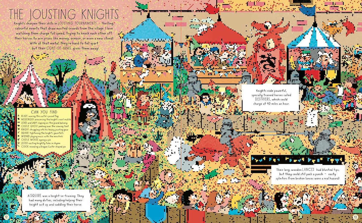 Where's Dragon in His Castle?: A Search and Find Back