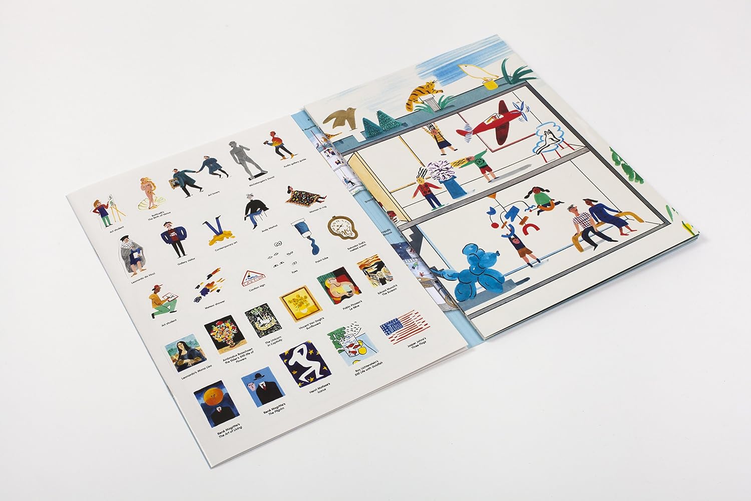 Stickyscapes at the Museum Sticker Book