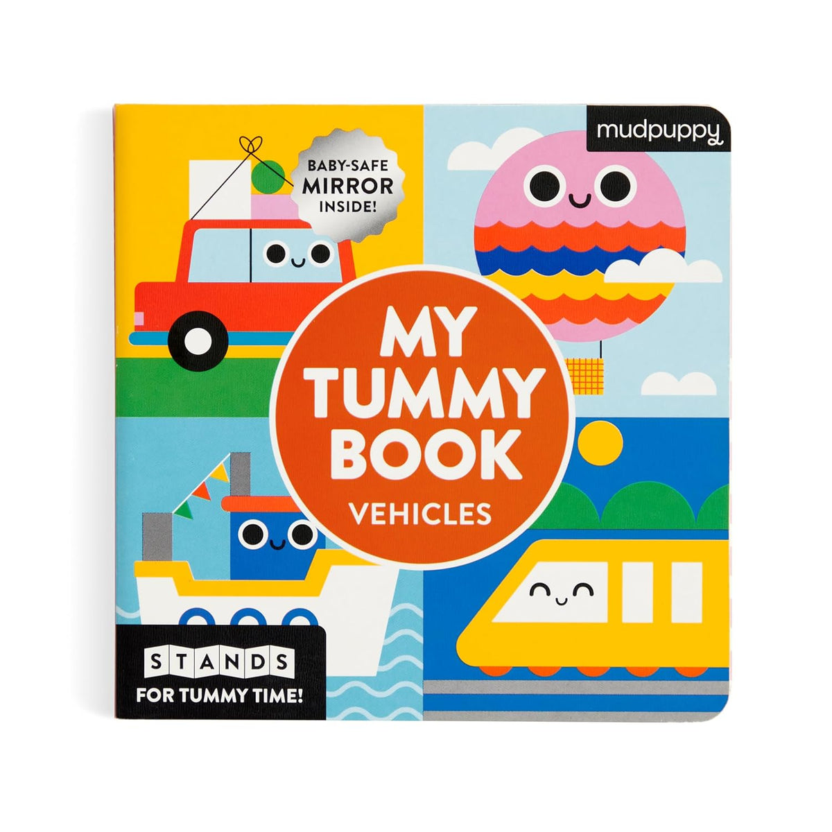 My Tummy Book Vehicles: High-Contrast Fold-Out Book