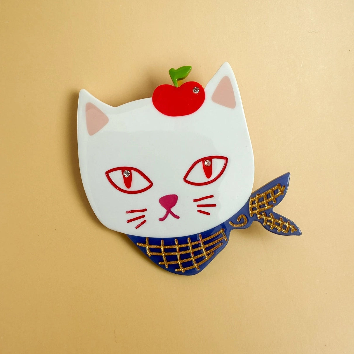 Apples Kitty Cat Hair Clip image 0
