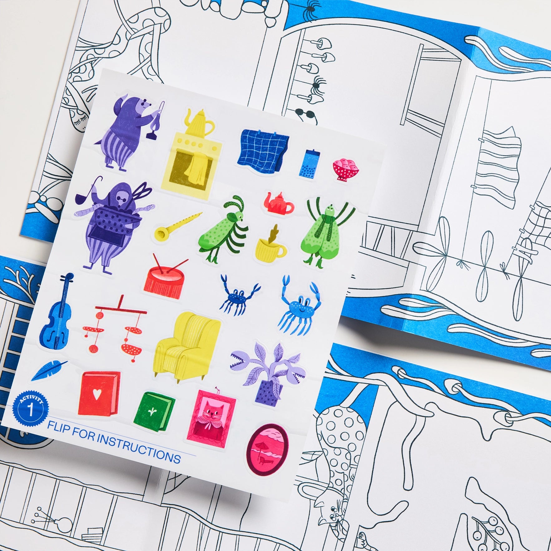 Majo Ideas Home Sticker Based Art Pack Vol ①① + ArchiTek Architecture Building Kit