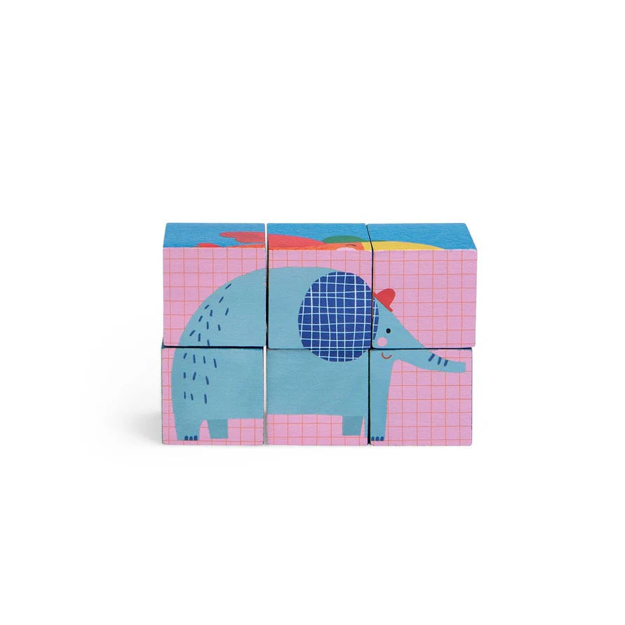Les Toupitis 6 Wood Cube Puzzle image 5