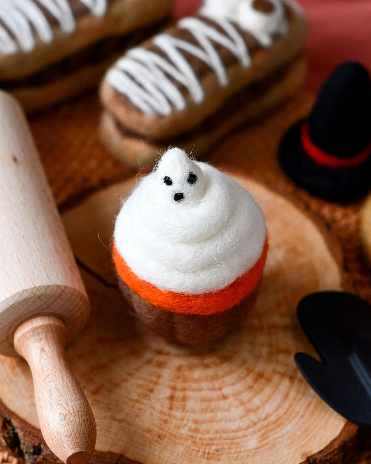 Felt Cupcake Cute Ghost image 2