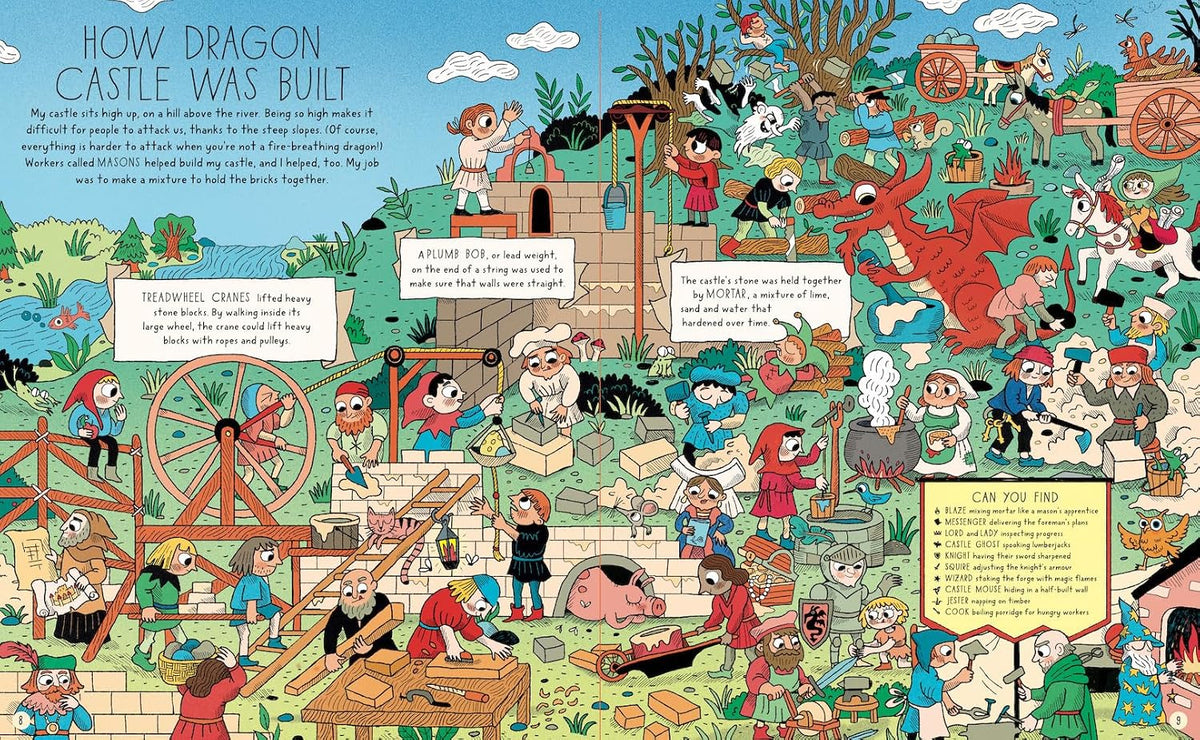 Where's Dragon in His Castle?: A Search and Find Back