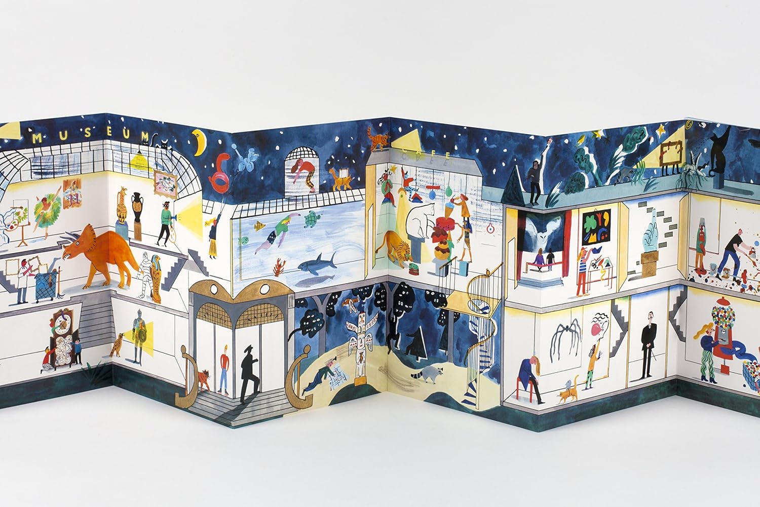 Stickyscapes at the Museum Sticker Book