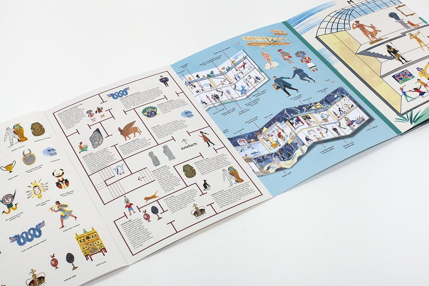 Stickyscapes at the Museum Sticker Book