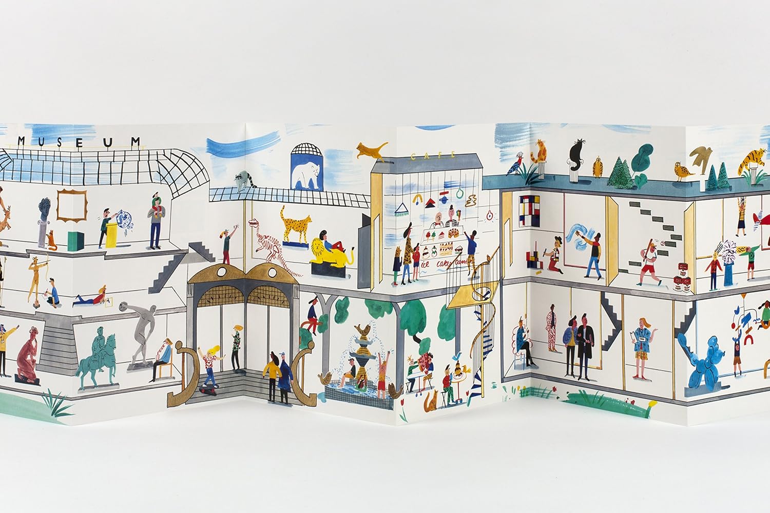 Stickyscapes at the Museum Sticker Book
