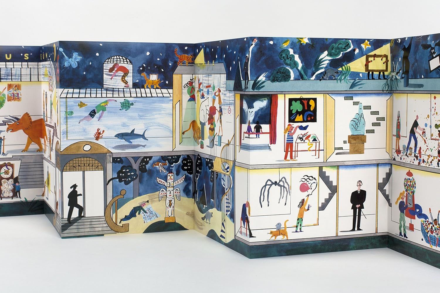 Stickyscapes at the Museum Sticker Book
