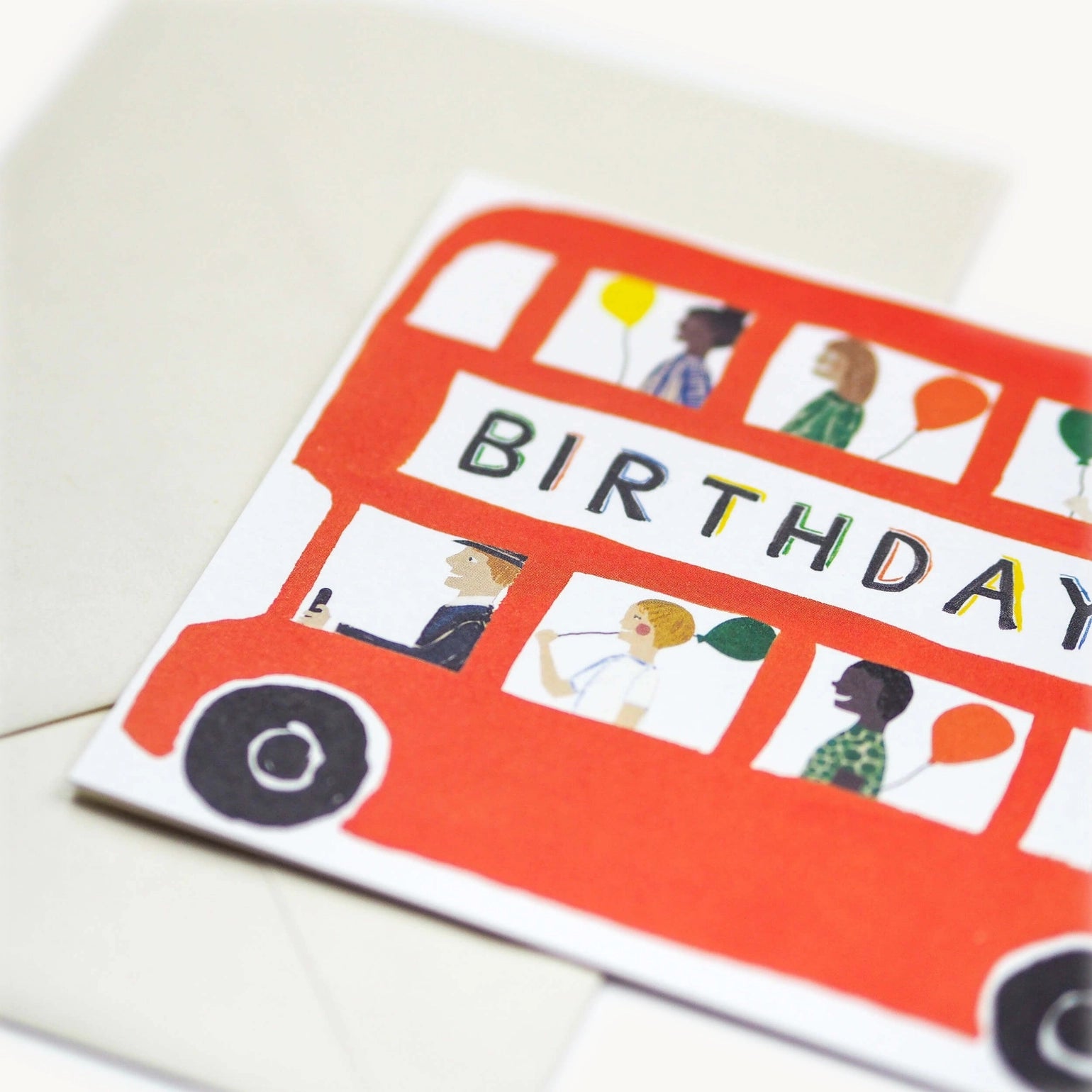 Birthday Bus Card