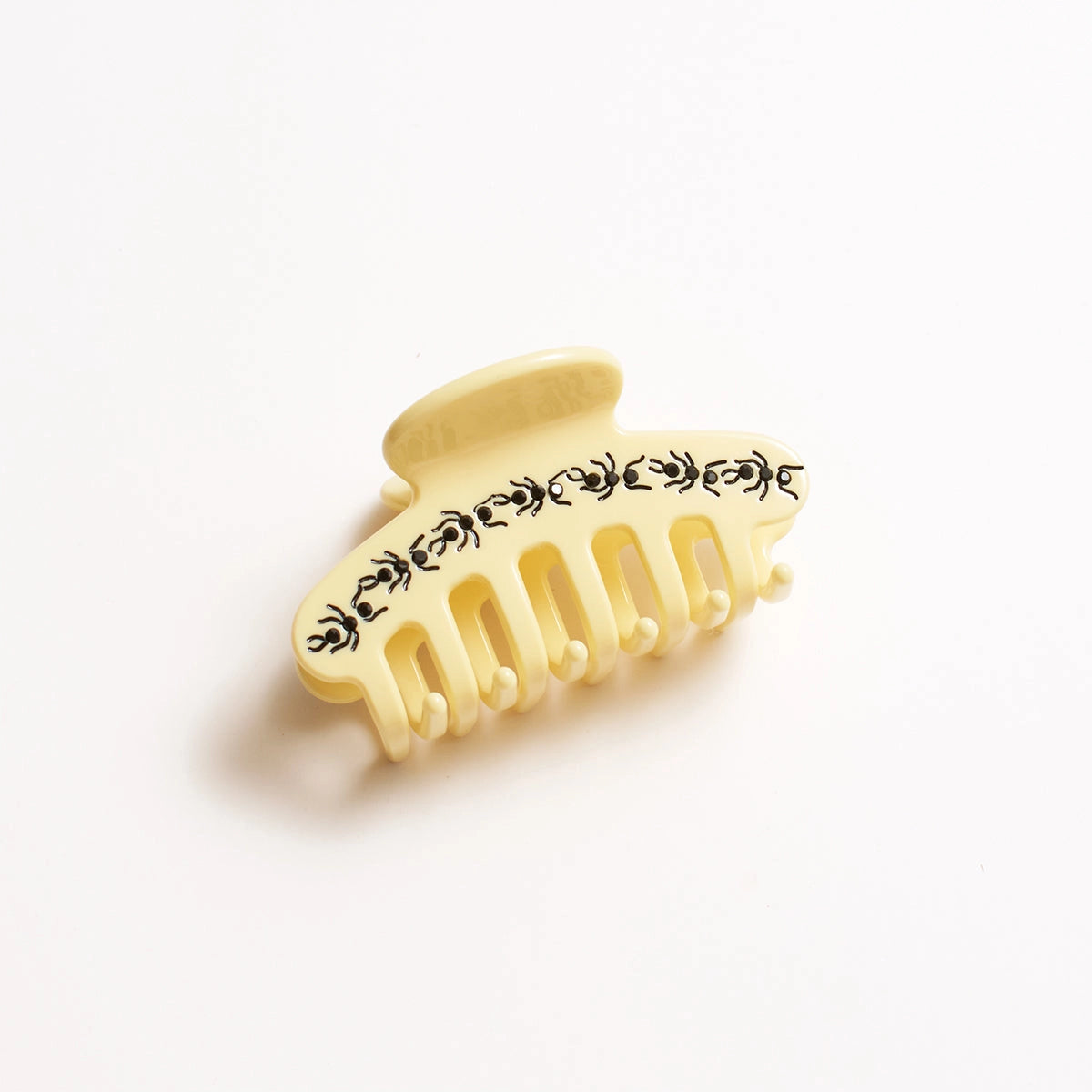 Butter Yellow Jewel Ant Hair Claw Clip