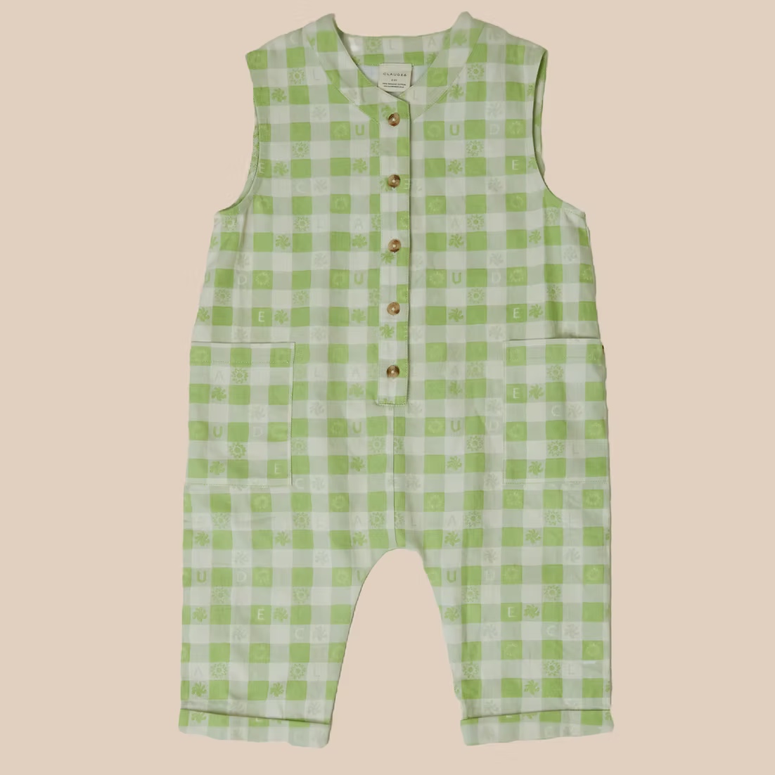 Charlie Gingham Overall