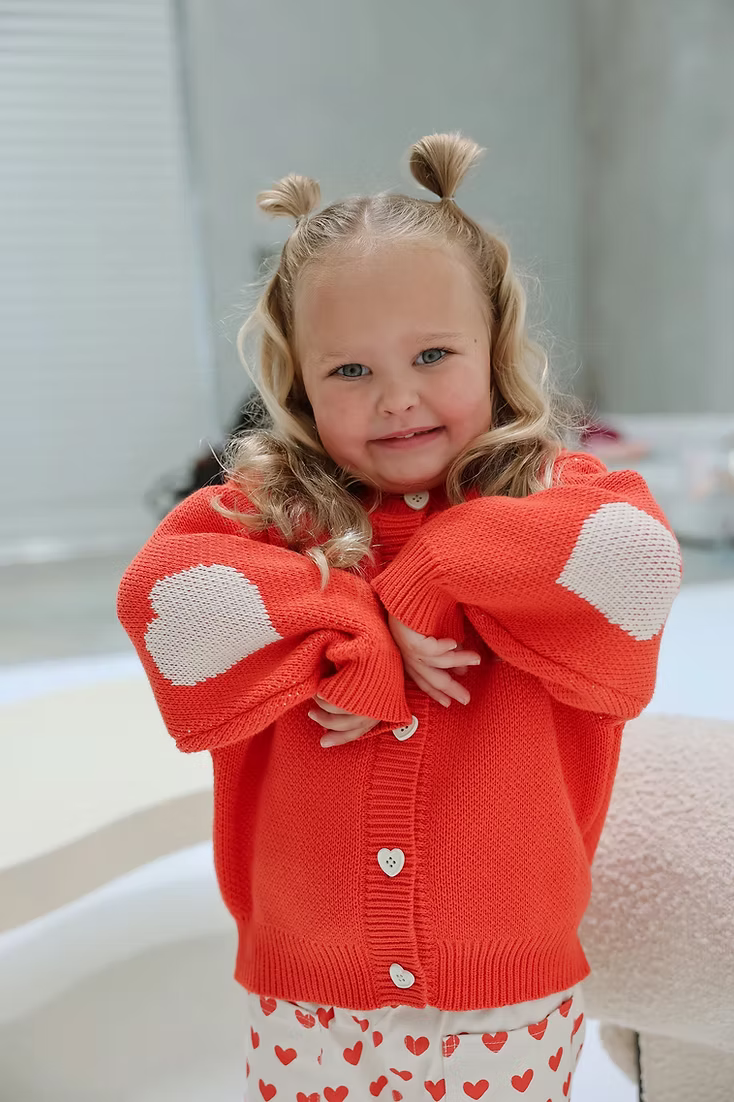 Clementine Heart Cardigan