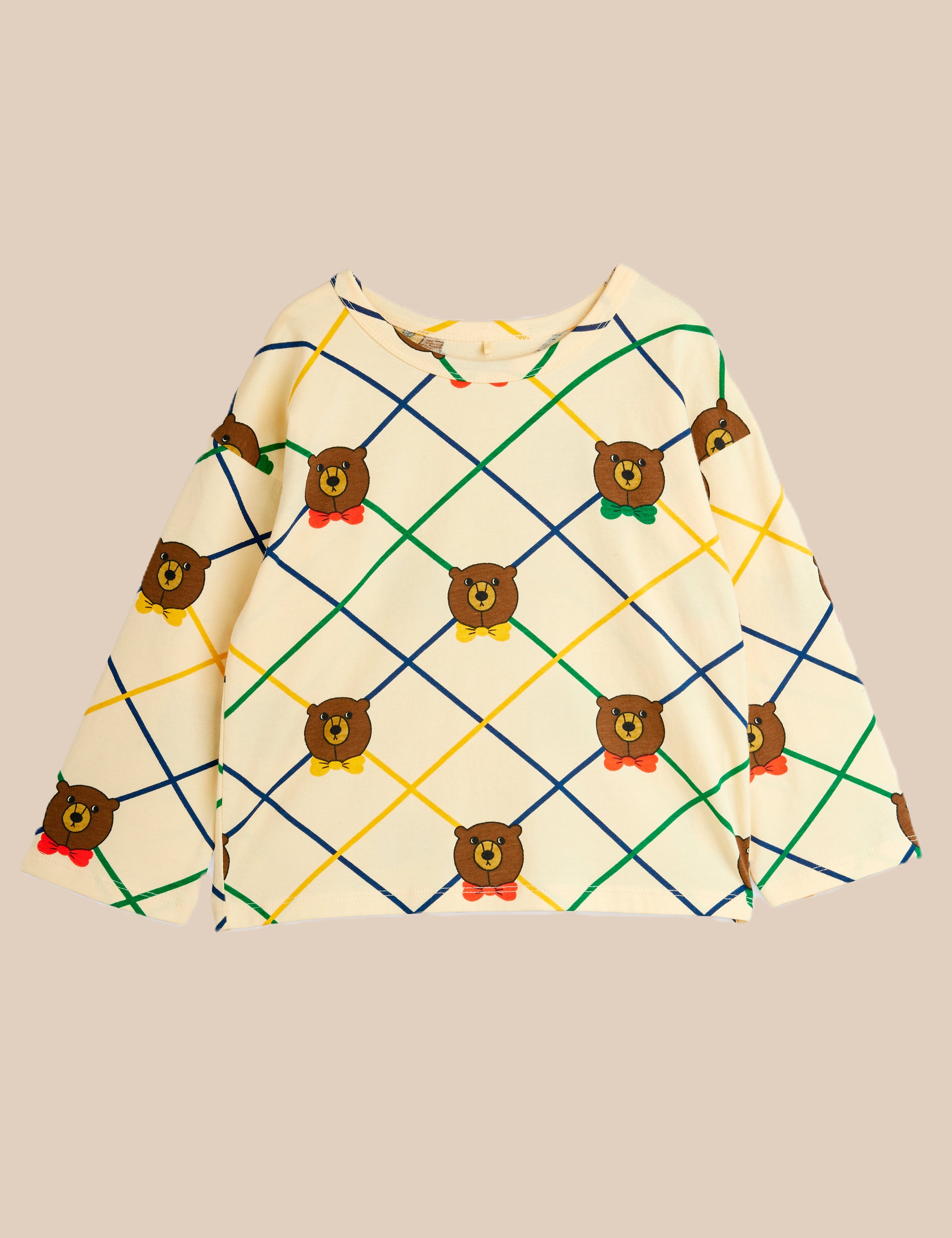 Bear Check Long Sleeve T-shirt image 0