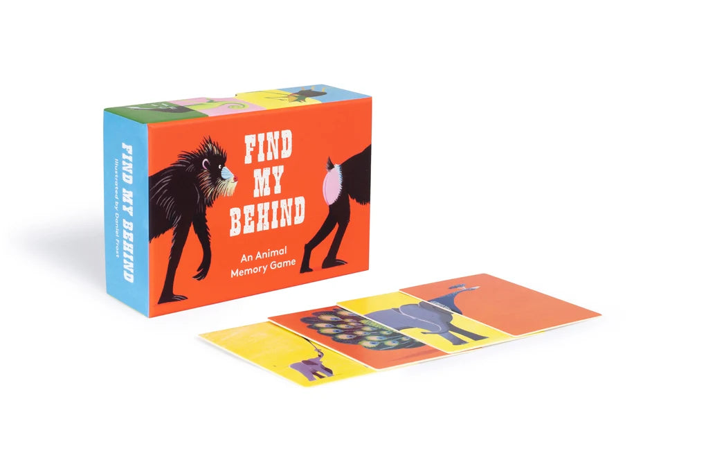 Find My Behind An Animal Match Memory Game