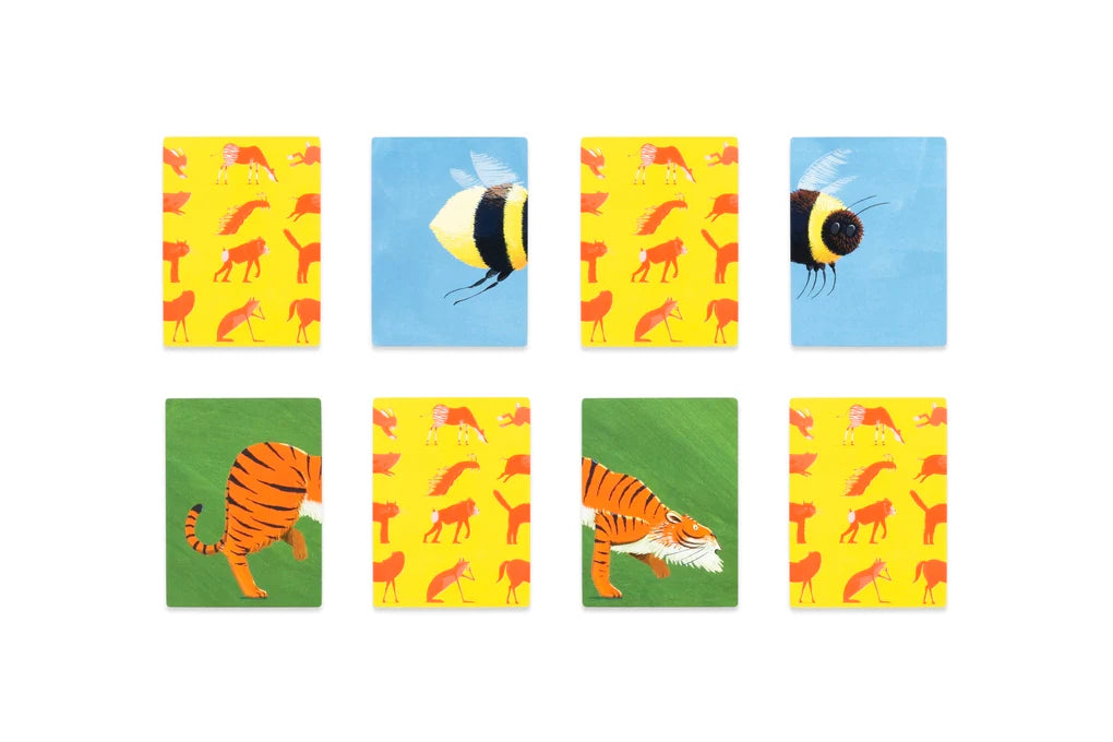 Find My Behind An Animal Match Memory Game