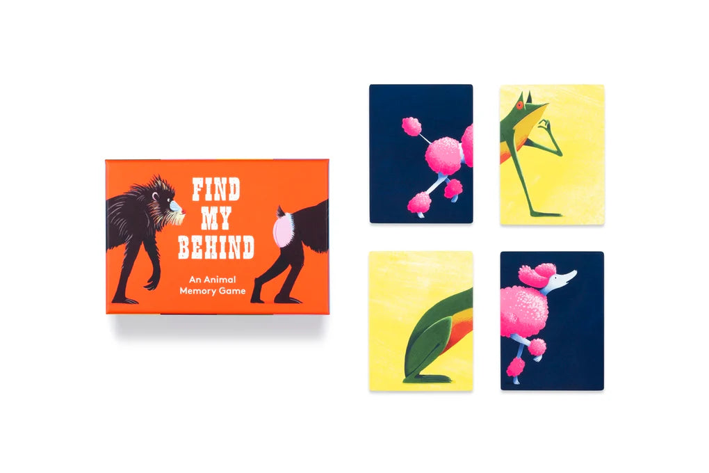 Find My Behind An Animal Match Memory Game
