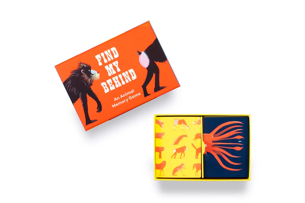 Find My Behind An Animal Match Memory Game