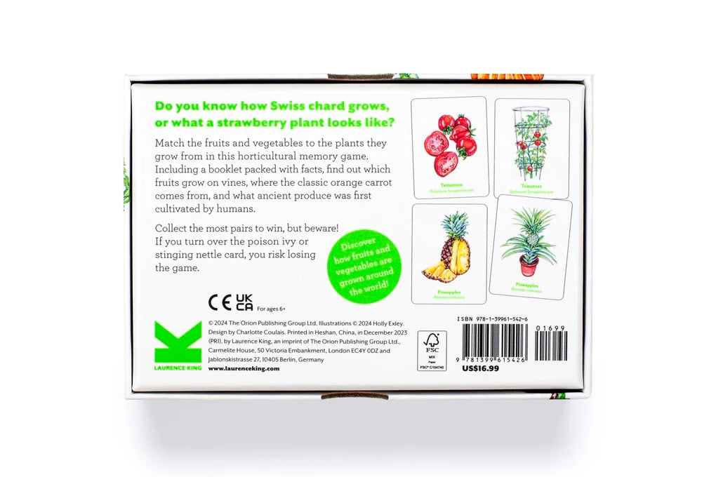 Gardener's Match Fruit and Vegetable Memory Game