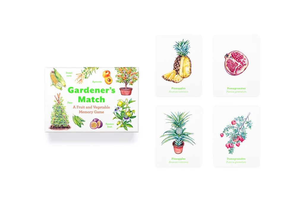Gardener's Match Fruit and Vegetable Memory Game