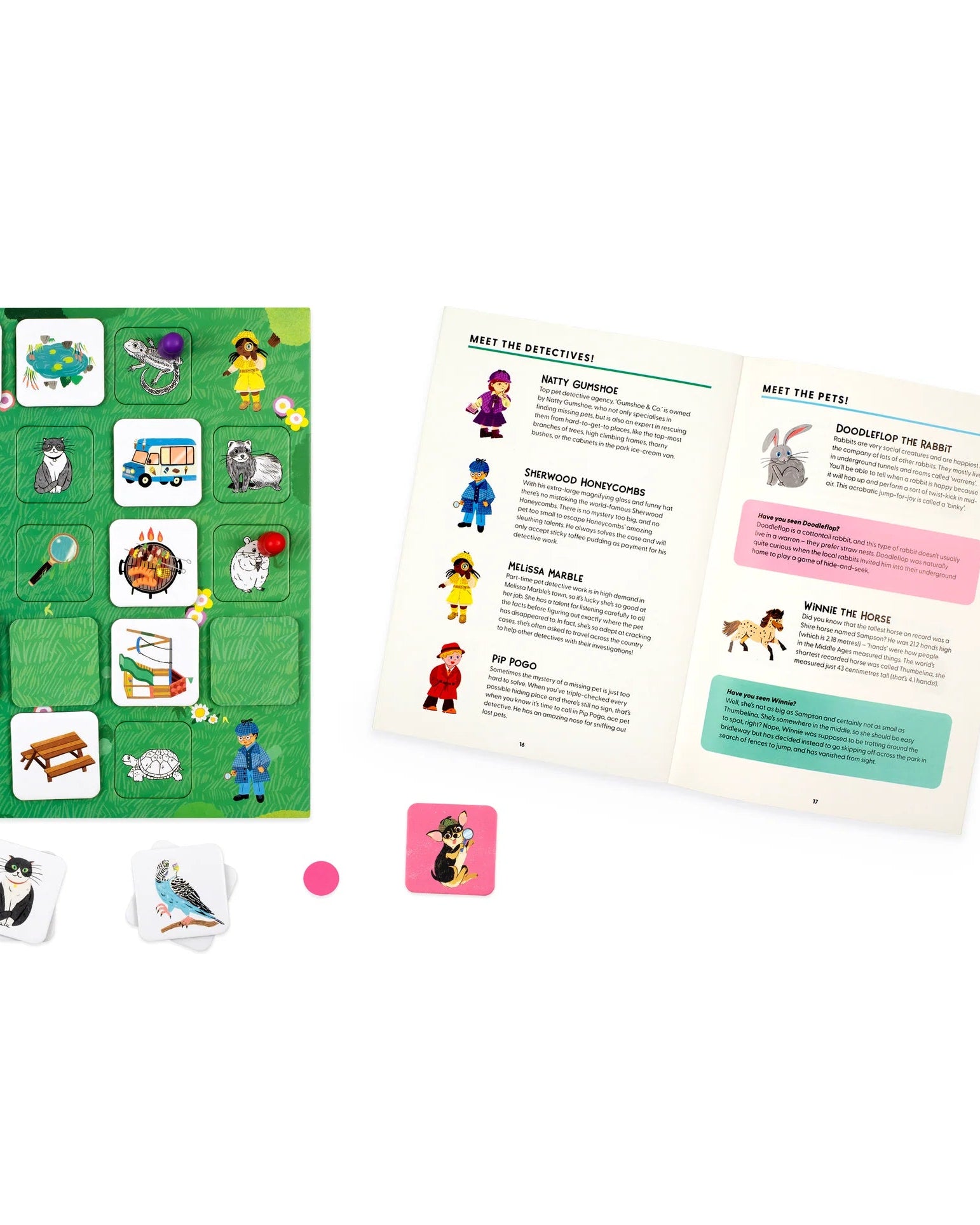 Pet Detectives Flip and Find Game