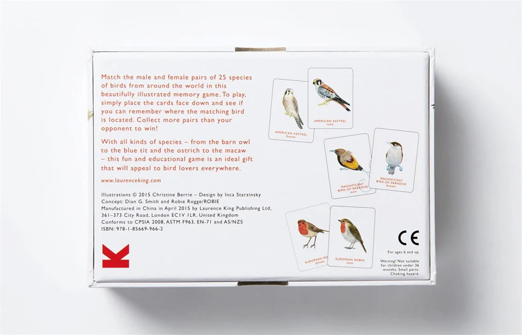 Match a Pair of Birds Memory Game
